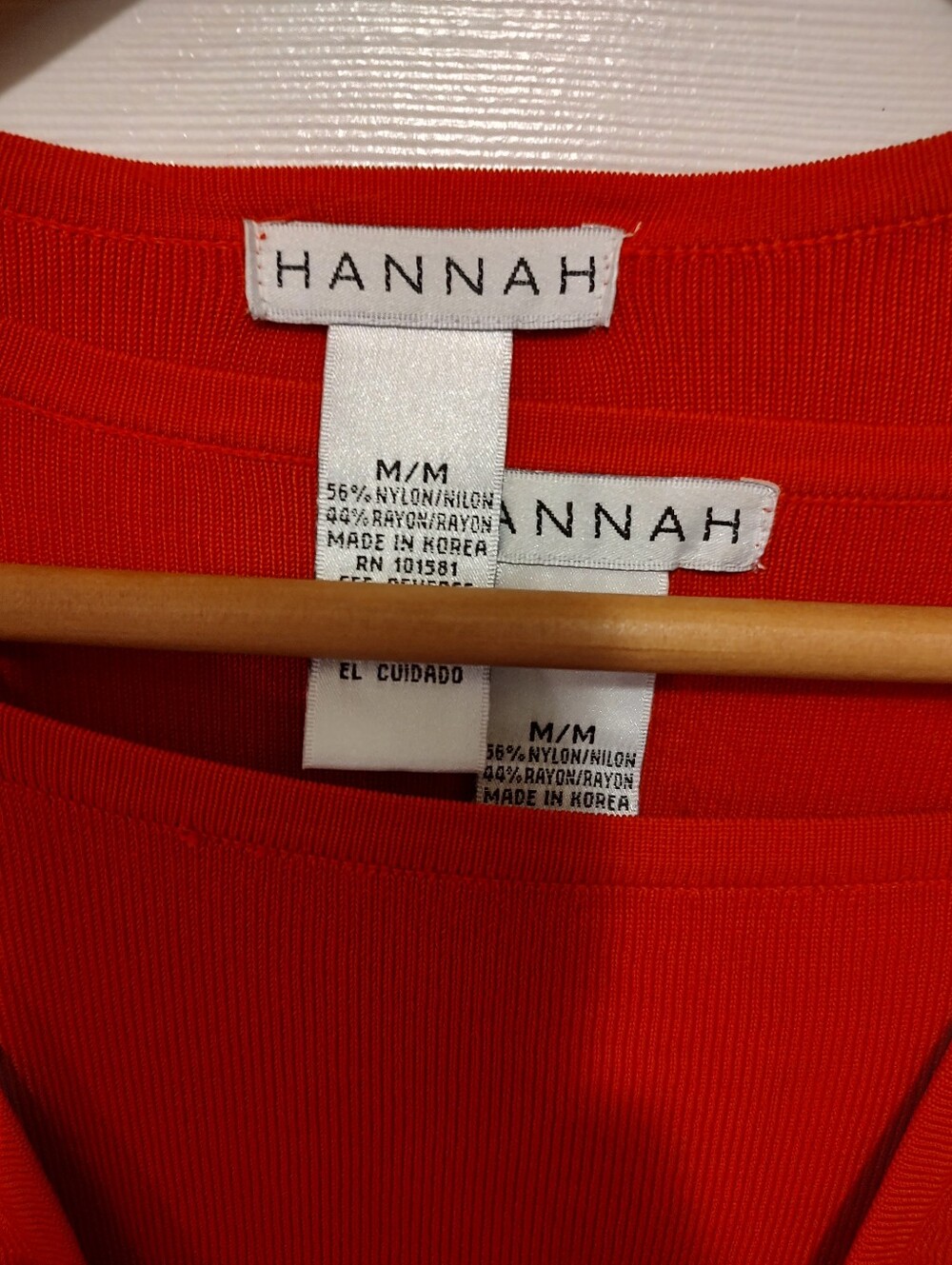 Hannah Red Button-Front Cardigan with Matching Shell - Picture 2 of 7